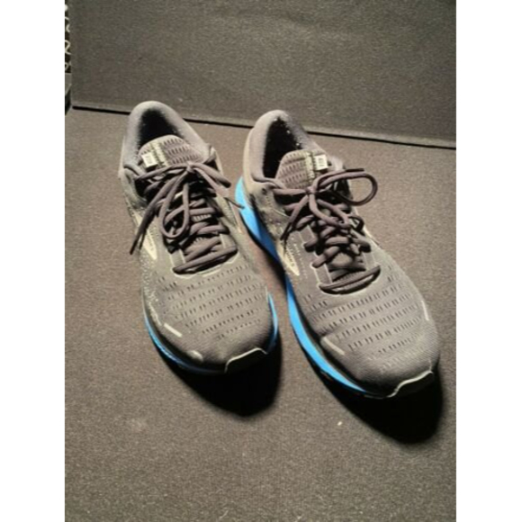 Brooks Ghost 13 Men\'s Road-Running Shoes - Size 12 Black/Grey/Blue main image 5